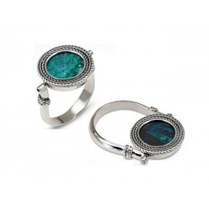 Sterling Silver & Eilat Stone Ring by Rafael Jewelry Artistas y Marcas