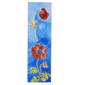 Yair Emanuel Decorative Bookmark with Anemone Stationery