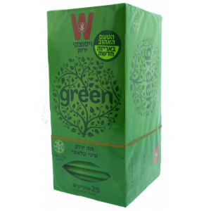 Wissotzky Tea – Classic Chinese Green Tea (25 1.5g Packets) Comida Kosher Israelí