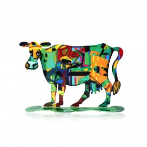 Medina Cow by David Gerstein Israeli Art