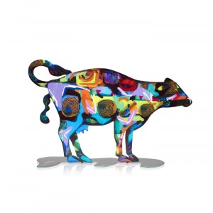 Tikvah Cow by David Gerstein Decoración para el Hogar 