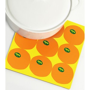 Heat and Stain Resistant Trivet with Jaffa Oranges by Barbara Shaw Vaisselle