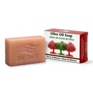 Rose of Sharon Scented Olive Oil Soap (100gr) Cosmeticos del Mar Muerto
