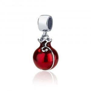 Pomegranate Charm in Sterling Silver Marina Jewelry
