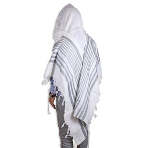 Gray and Silver Or Tallit Talitot