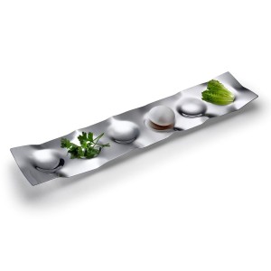 Laura Cowan Seder Plate in Anodized Aluminum Platos de Seder