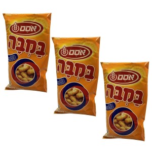 Three-Pack of Osem Bamba (Israel's Number 1 Snack) Comida Kosher Israelí