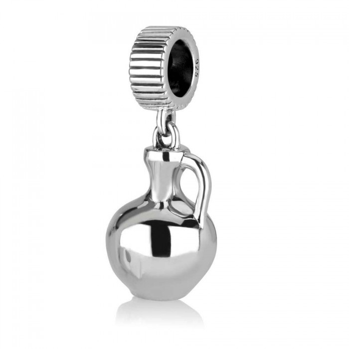 Juglet Coin Replica Charm in Sterling Silver
