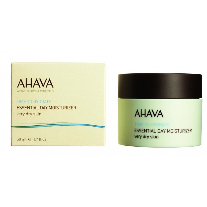 AHAVA Essential Day Moisturiser for Dry Skin with Oils, Vitamins and Zinc