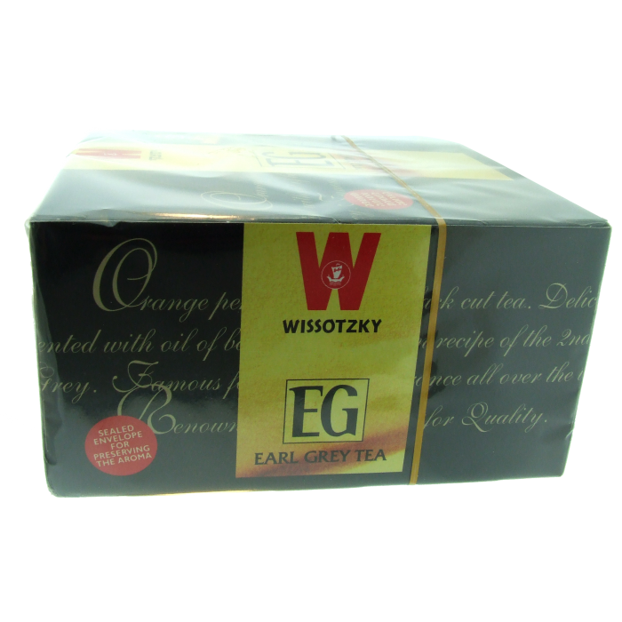 Wissotzky Tea – Earl Grey (50 1.5g Packets)