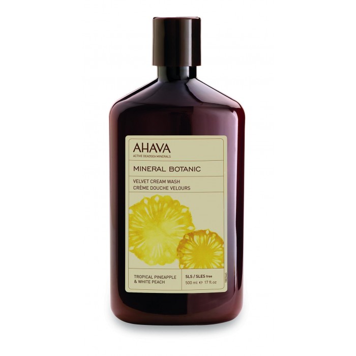 AHAVA Mineral Botanic Cream Wash with Pineapple & Peach