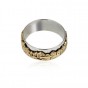 Jerusalem 9k Yellow Gold and Sterling Silver Ring by Rafael Jewelry