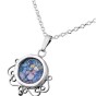 Sterling Silver Pendant with Roman Glass by Rafael Jewelry