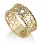 Star of David Spinner Type Ring Made of 14K Gold and Sterling Silver by Ben Jewelry
