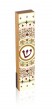 Pomegranates and Designed Circles Mezuzah with Traditional Shin