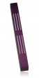 Purple Lined Brushed Aluminum Mezuzah by Adi Sidler