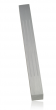 Mezuzá de Aluminio Cepillado con Líneas Plateadas de Adi Sidler