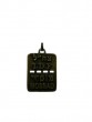 Brass Dog Tag Pendant with IDF and Mossad in Hebrew and English