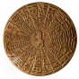 Bronze Medallion with Hebrew and English Text and Jerusalem Skyline