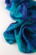 Silk Scarf in Green, Blue & Turquoise by Galilee Silks