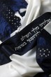 White Woolen Tallit with Blue & Star of David Pattern by Galilee Silks