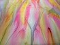 Silk ‘Tichel’ Headscarf with Yellow and Pink Shades by Galilee Silks