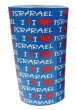 Tequila Shot Glass with 'I Love Israel' in Blue