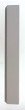 Pure White Anodized Aluminum Stair Mezuzah by Adi Sidler
