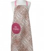 Apron with Matza Print in Pink
