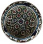 Armenian Ceramic Round Ashtray with Floral Anemones Motif
