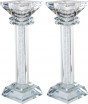 Crystal Candlesticks with Rectangle Shape
