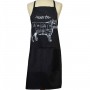 Barbara Shaw Apron - King of the Grill (Black / Red)