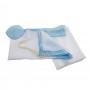 Women’s Tallit with Pale Blue Lace by Galilee Silks